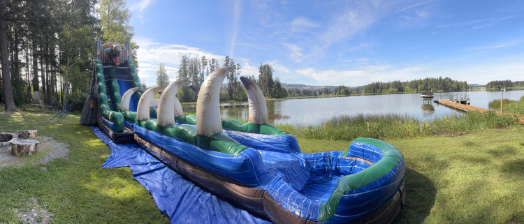 22 Jurassic Rush SL SP Water Slide 55ft long