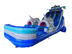 6f51e31c55ac9100816ac28b2b2baebf 1755834497 🌊🦈 18ft Dual Lane Shark Attack Water Slide 🦈🌊