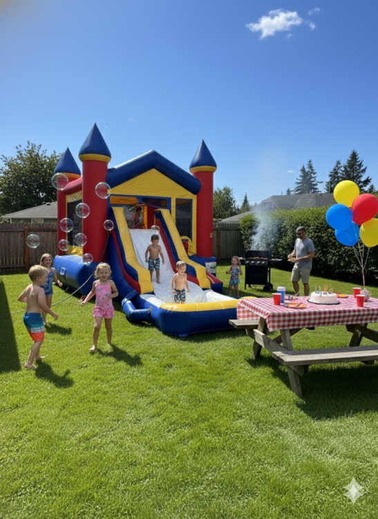 Bounce Castle wet or dry slide Bounce Castle wet or dry slide