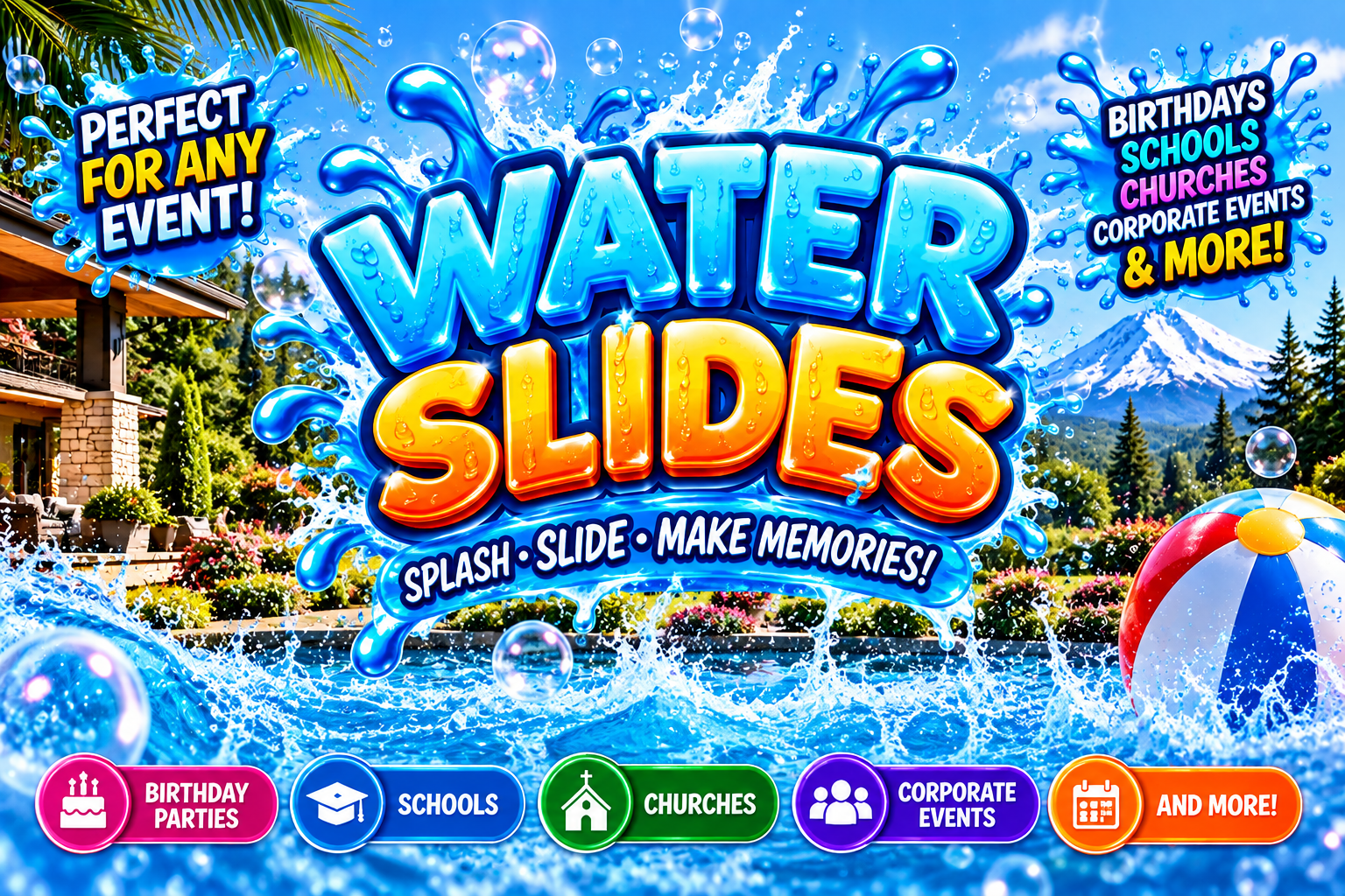 waterslide rentals